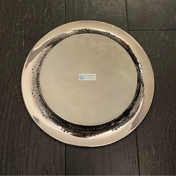 Haddon Hall Official Reproduction Sheffield Silver Plate 10 inch-Serving Tray - Picture 3 of 6